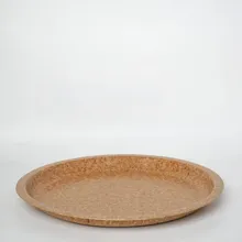 12-inch round biodegradable plate — top view